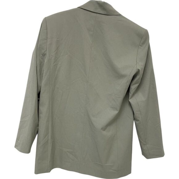 Zara Womens Blazer Suit Jacket Size M light green Single Breasted 9929/327 NWT - Picture 5 of 11